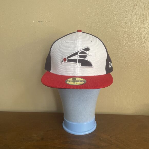 New Era Chicago White Sox 59Fifty Throwback Baseball Cap Fitted Hat - Size 7-1/2 - Picture 2 of 8